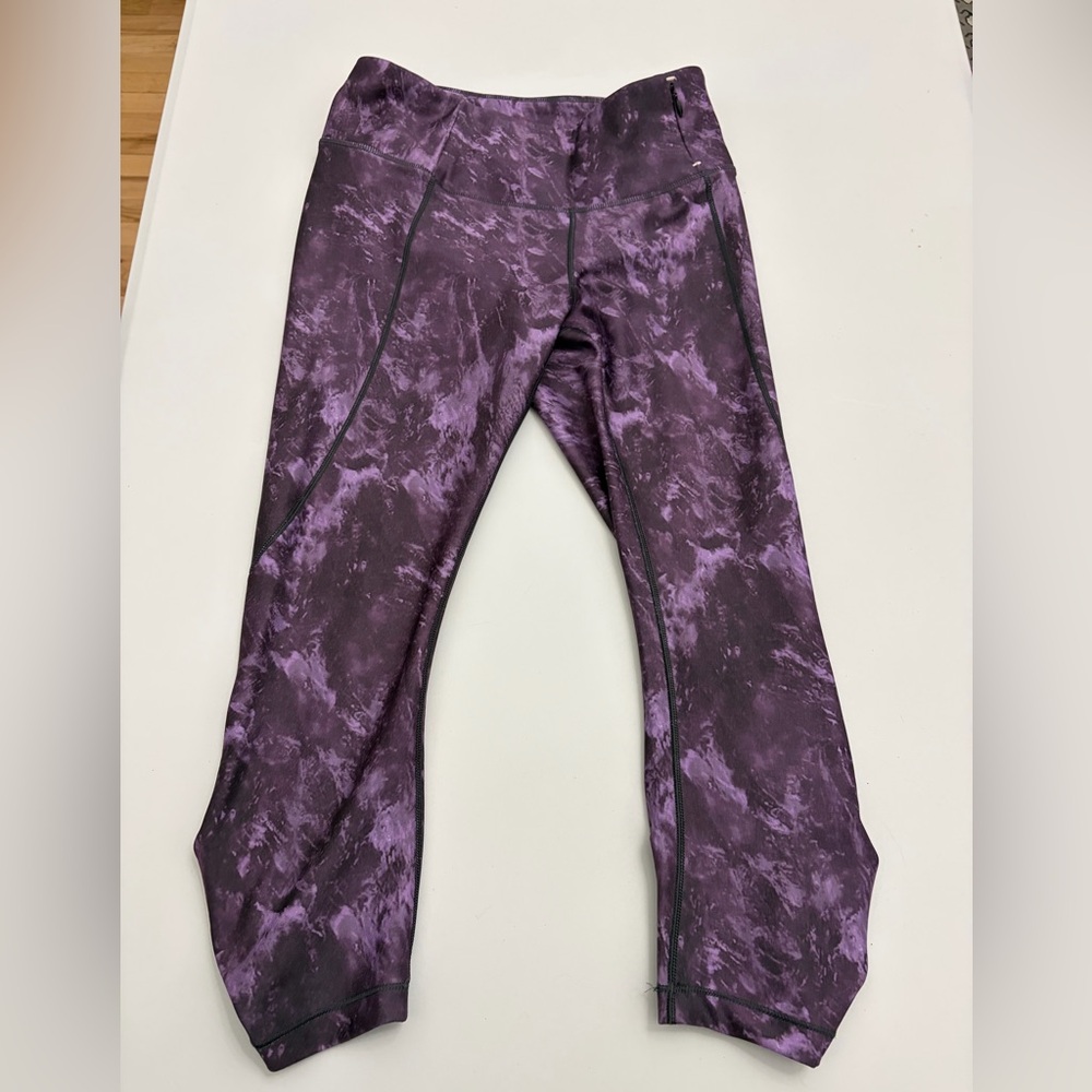 Women’s CALIA by Carrie Underwood Cropped‎ Athletic Ruched Leggings Size M